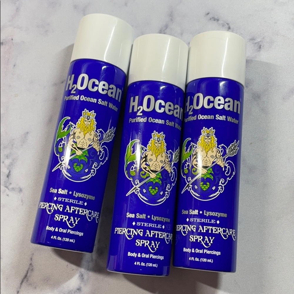 H2Ocean Piercing Aftercare Spray (set of 3)